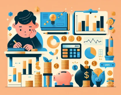 Niños aprendiendo educación financiera y ahorro